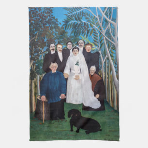 Henri Rousseau - Het huwelijksfeest Theedoek