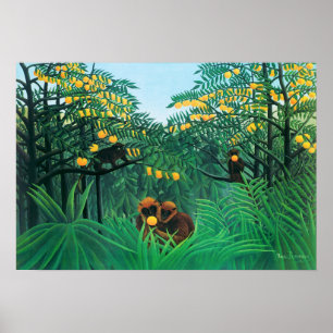 Henri Rousseau Het Poster van Tropics