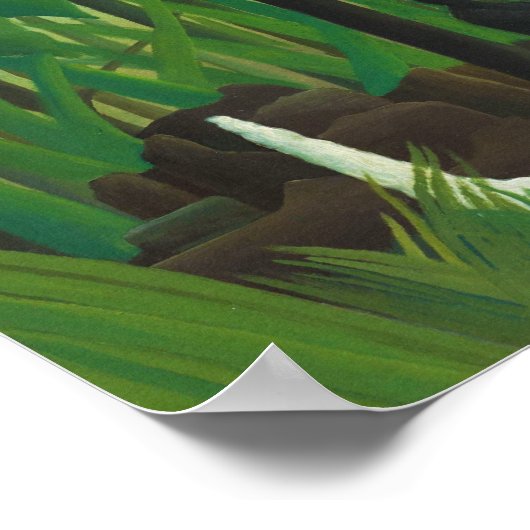 Henri Rousseau Het Poster Waterfall (Hoek)