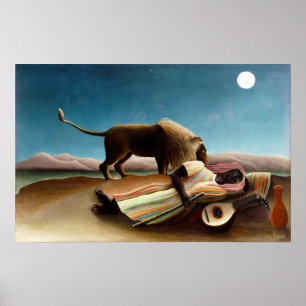 Henri Rousseau Het Slaapziende Poster
