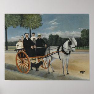 Henri Rousseau - Het vervoer van Fr. Junier Poster