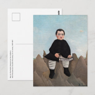 Henri Rousseau - Jongen op de Rocks Briefkaart