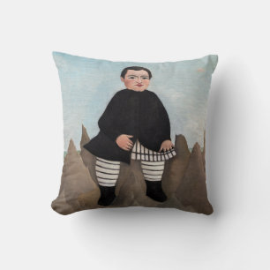 Henri Rousseau - Jongen op de Rocks Kussen