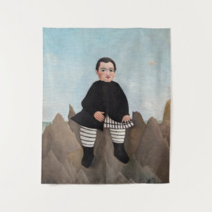 Henri Rousseau - Jongen op de Rocks Wandkleed