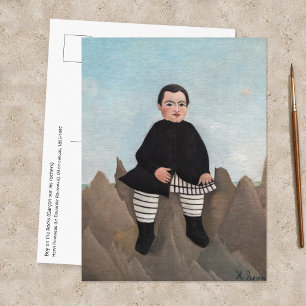 Henri Rousseau - Jongen op de rotsen Briefkaart