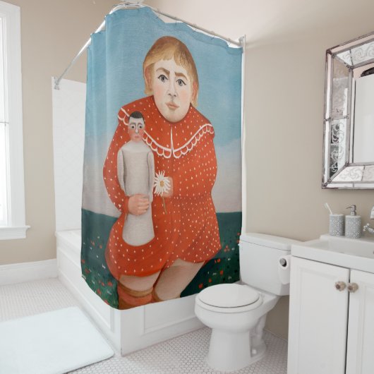 Henri Rousseau - Kind met een Doll Douchegordijn (In situ)