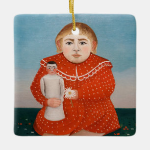 Henri Rousseau - Kind met een Doll Keramisch Ornament