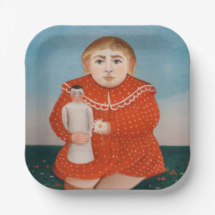 Henri Rousseau - Kind met een Doll Papieren Bordje