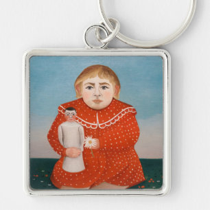 Henri Rousseau - Kind met een Doll Sleutelhanger
