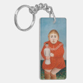Henri Rousseau - Kind met een Doll Sleutelhanger (Voorkant Links)