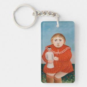 Henri Rousseau - Kind met een Doll Sleutelhanger