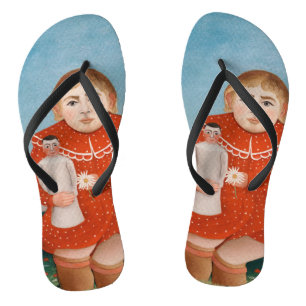Henri Rousseau - Kind met een Doll Teenslippers