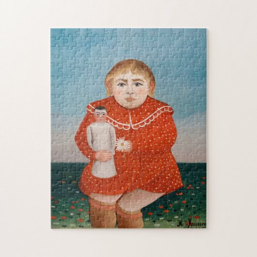 Henri Rousseau - Kind met een pop Legpuzzel (Verticaal)