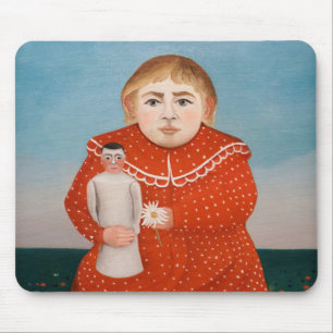 Henri Rousseau - Kind met een pop Muismat
