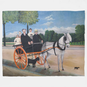 Henri Rousseau - La Carriole du père Junier Fleece Deken
