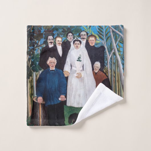 Henri Rousseau - La fête de mariage (Gant de toilette)