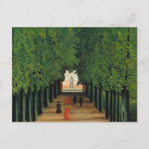 Henri Rousseau, Laan in het park bij Saint-Cloud Briefkaart