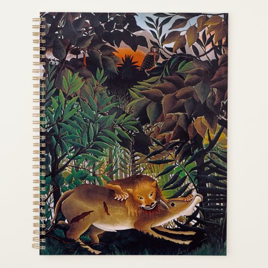 Henri Rousseau - Le lion affamé (Devant)