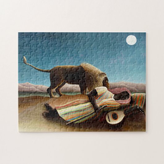 Henri Rousseau Le Puzzle Gitan Dormant (Horizontal)
