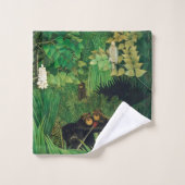 Henri Rousseau - Les Joyeux Jesters (Gant de toilette)