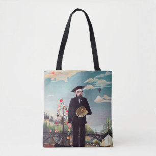 Henri Rousseau - Myself Portrait Landscape Draagtas