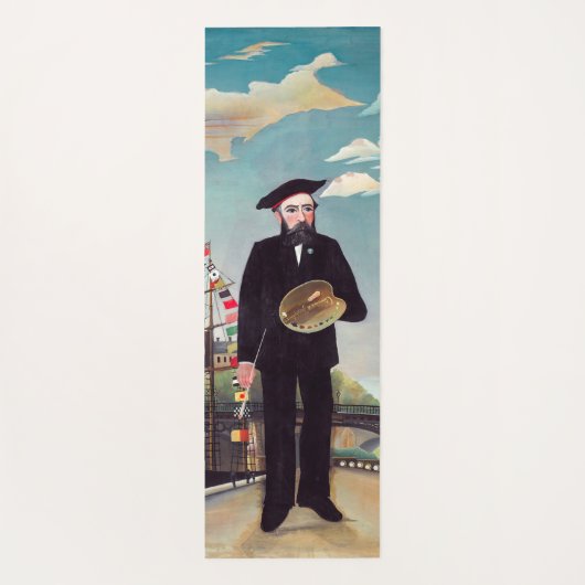 Henri Rousseau - Myself Portrait Landscape Yogamat (Achterkant)