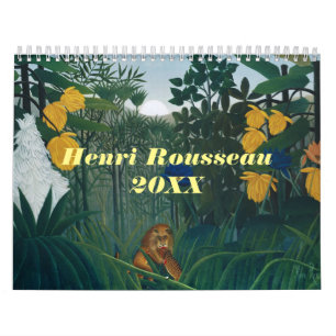 Henri Rousseau Oerwoud Dier 2024 Kalender