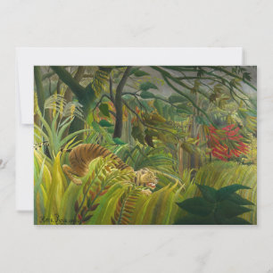 Henri Rousseau - Overrascht! Bedankkaart