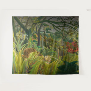 Henri Rousseau - Overrascht! Wandkleed