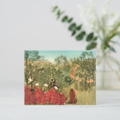 Henri Rousseau Painting Briefkaart (Staand voorkant)
