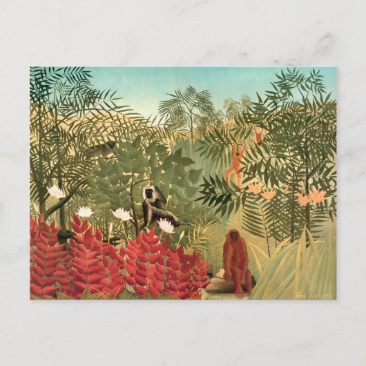 Henri Rousseau Painting Briefkaart (Voorkant)