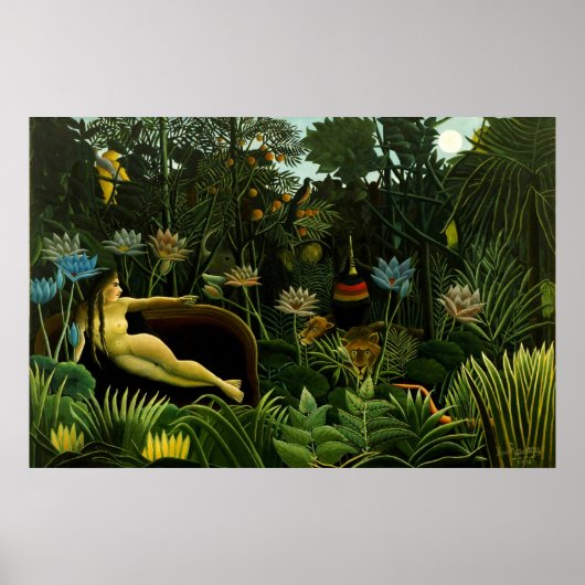 Henri Rousseau Painting Poster (Voorkant)