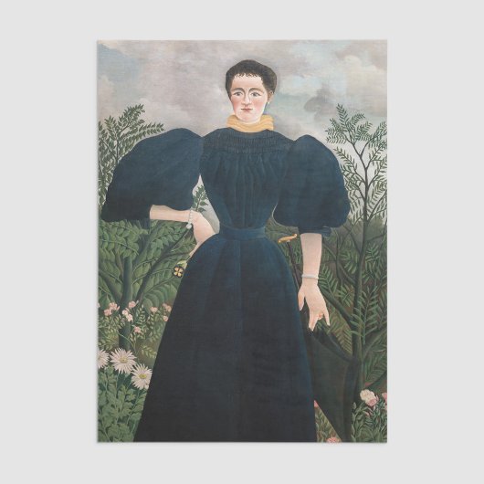 Henri Rousseau - Portret van Madame M. Tissuepapier