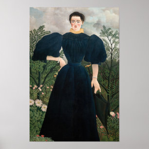 Henri Rousseau - Portret van Mevrouw M. Poster