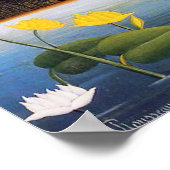 Henri Rousseau Poster Flamants roses (Coin)