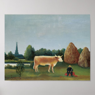 Henri Rousseau - Scene in Bagneux op de rand Poster