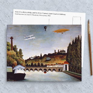 Henri Rousseau - Sèvres-brug & heuvels van Clamart Briefkaart