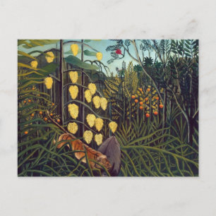 Henri Rousseau Struggle tussen Tiger en Bull Briefkaart