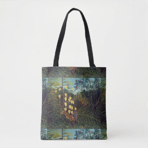 Henri Rousseau Struggle tussen Tiger en Bull Draagtas