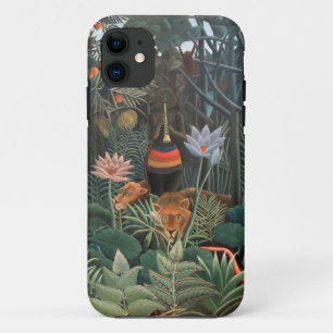 Henri Rousseau The Dream Oerwoud Flowers Surrealis iPhone 11 Hoesje