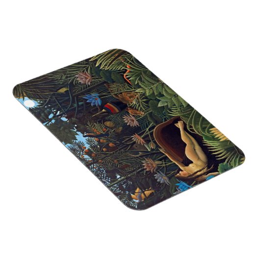 Henri Rousseau The Dream - Oerwoud Vrouw met Diere Magneet (Rechterzijde)