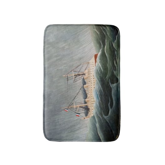 Henri Rousseau - The Ship in the Tempest Badmat (Voorkant Verticaal)