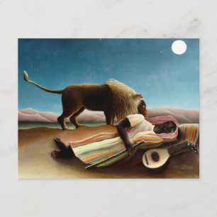 Henri Rousseau The Sleeping Gypsy Invitations Kaart