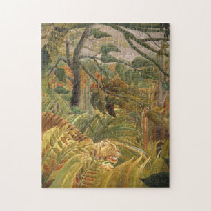 Henri Rousseau Tiger in een tropisch Storm Legpuzzel