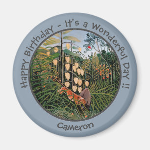 Henri Rousseau Tijger & Bull Party Items Collectie Magneet