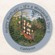 Henri Rousseau Tijger & Bull Party Items Collectie