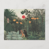 Henri Rousseau Tropisch landschap Briefkaart (Voorkant)