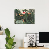 Henri Rousseau Tropisch landschap Poster (Thuiskantoor)