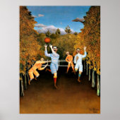 Henri Rousseau - Voetbalspelers Poster