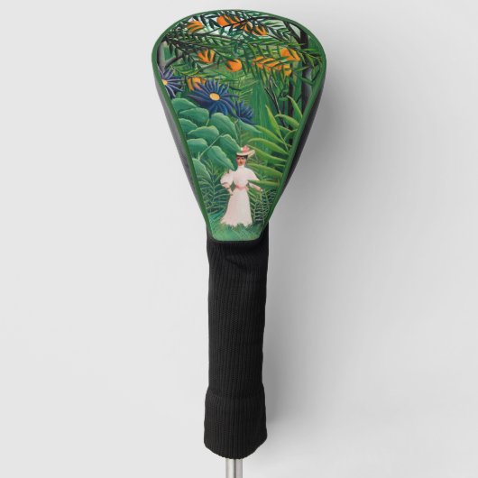 Henri Rousseau - Vrouw aan het wandelen in een exo Golfheadcover (Voorkant)